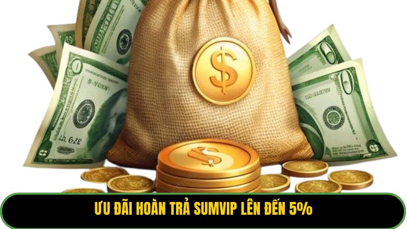 Ưu đãi hoàn trả Sumvip lên đến 5%