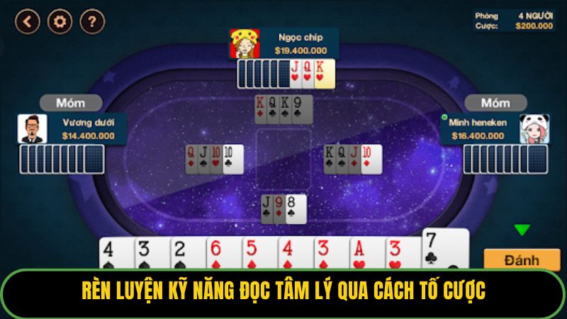 Rèn luyện kỹ năng đọc tâm lý qua cách tố cược